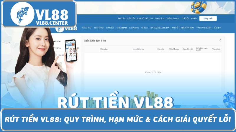 Rút Tiền VL88 Quy Trình, Hạn Mức & Cách Giải Quyết Lỗi